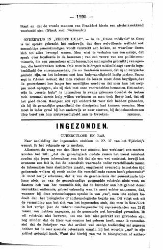 Eerste pagina van het artikel zoals het is gepubliceerd in het tijdschrift