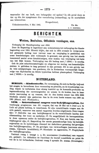 Eerste pagina van het artikel zoals het is gepubliceerd in het tijdschrift