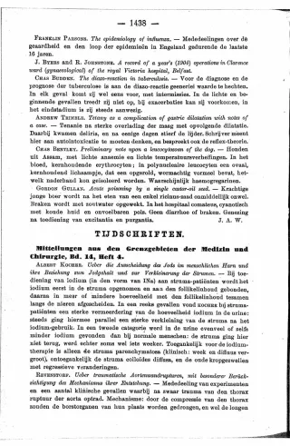 Eerste pagina van het artikel zoals het is gepubliceerd in het tijdschrift