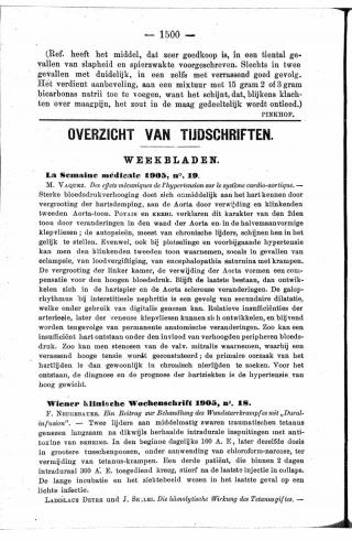 Eerste pagina van het artikel zoals het is gepubliceerd in het tijdschrift