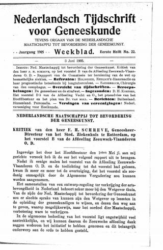 Eerste pagina van het artikel zoals het is gepubliceerd in het tijdschrift