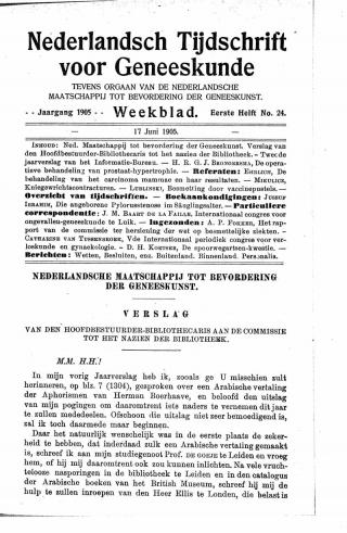 Eerste pagina van het artikel zoals het is gepubliceerd in het tijdschrift