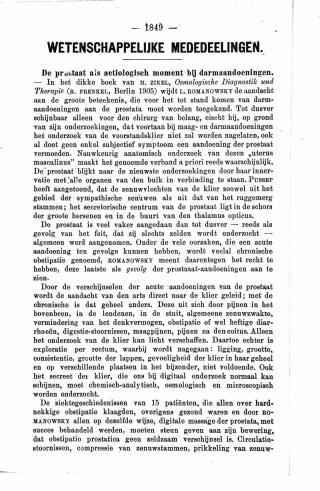 Eerste pagina van het artikel zoals het is gepubliceerd in het tijdschrift