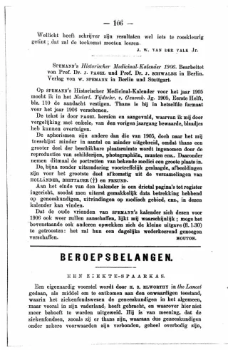 Eerste pagina van het artikel zoals het is gepubliceerd in het tijdschrift
