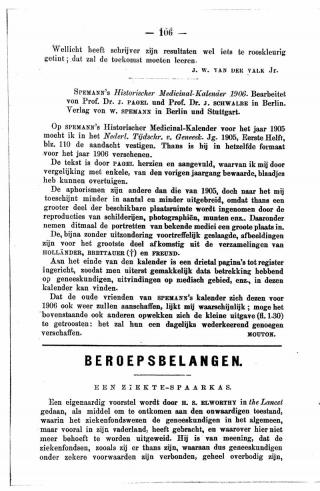 Eerste pagina van het artikel zoals het is gepubliceerd in het tijdschrift