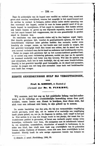 Eerste pagina van het artikel zoals het is gepubliceerd in het tijdschrift