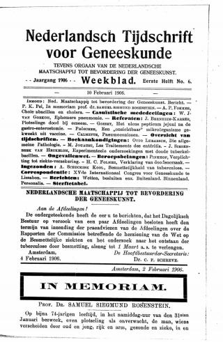 Eerste pagina van het artikel zoals het is gepubliceerd in het tijdschrift