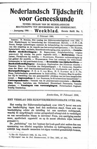 Eerste pagina van het artikel zoals het is gepubliceerd in het tijdschrift