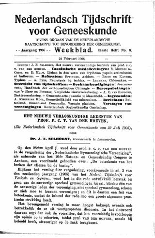 Eerste pagina van het artikel zoals het is gepubliceerd in het tijdschrift