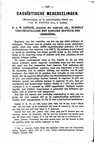 Eerste pagina van het artikel zoals het is gepubliceerd in het tijdschrift