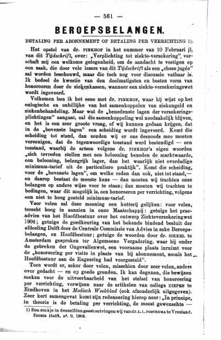 Eerste pagina van het artikel zoals het is gepubliceerd in het tijdschrift