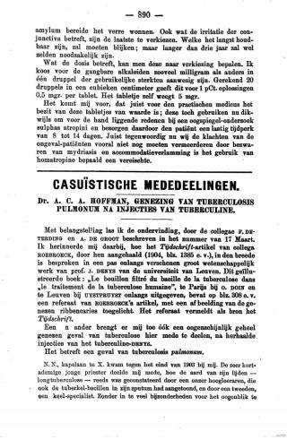 Eerste pagina van het artikel zoals het is gepubliceerd in het tijdschrift