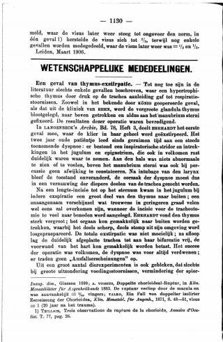 Eerste pagina van het artikel zoals het is gepubliceerd in het tijdschrift