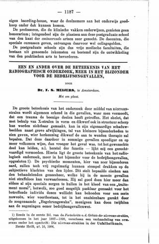 Eerste pagina van het artikel zoals het is gepubliceerd in het tijdschrift