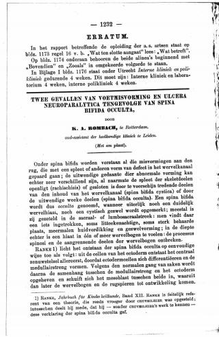 Eerste pagina van het artikel zoals het is gepubliceerd in het tijdschrift