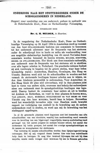 Eerste pagina van het artikel zoals het is gepubliceerd in het tijdschrift