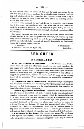 Eerste pagina van het artikel zoals het is gepubliceerd in het tijdschrift
