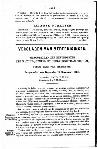 Eerste pagina van het artikel zoals het is gepubliceerd in het tijdschrift