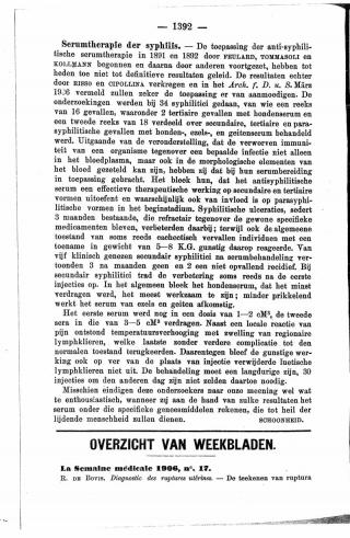 Eerste pagina van het artikel zoals het is gepubliceerd in het tijdschrift