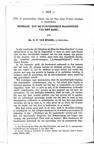 Eerste pagina van het artikel zoals het is gepubliceerd in het tijdschrift