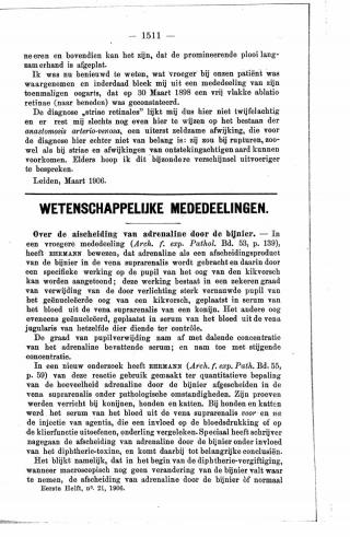 Eerste pagina van het artikel zoals het is gepubliceerd in het tijdschrift