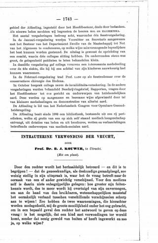 Eerste pagina van het artikel zoals het is gepubliceerd in het tijdschrift