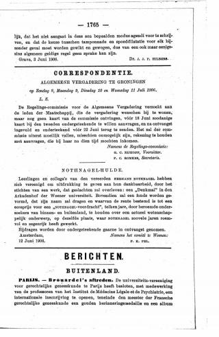 Eerste pagina van het artikel zoals het is gepubliceerd in het tijdschrift