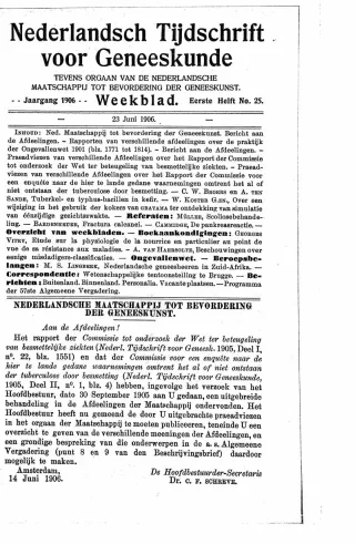 Eerste pagina van het artikel zoals het is gepubliceerd in het tijdschrift