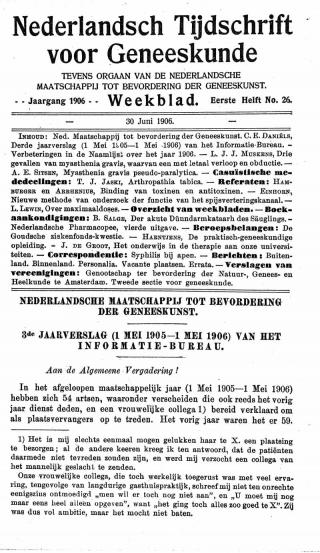 Eerste pagina van het artikel zoals het is gepubliceerd in het tijdschrift