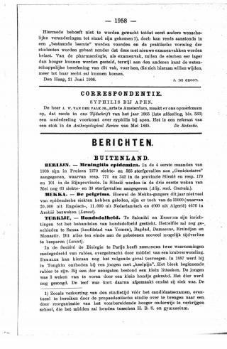 Eerste pagina van het artikel zoals het is gepubliceerd in het tijdschrift