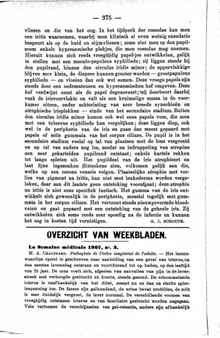 Eerste pagina van het artikel zoals het is gepubliceerd in het tijdschrift