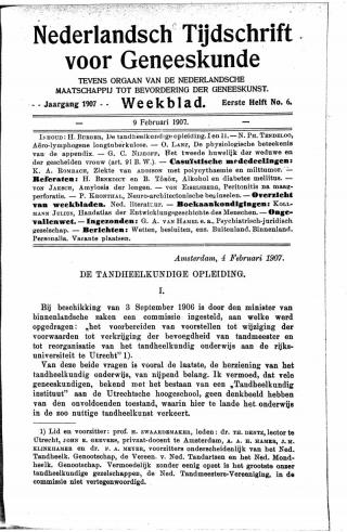 Eerste pagina van het artikel zoals het is gepubliceerd in het tijdschrift