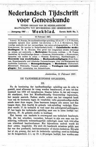 Eerste pagina van het artikel zoals het is gepubliceerd in het tijdschrift