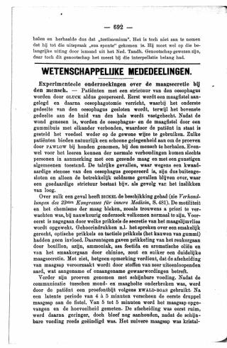 Eerste pagina van het artikel zoals het is gepubliceerd in het tijdschrift