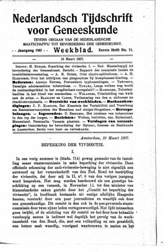 Eerste pagina van het artikel zoals het is gepubliceerd in het tijdschrift