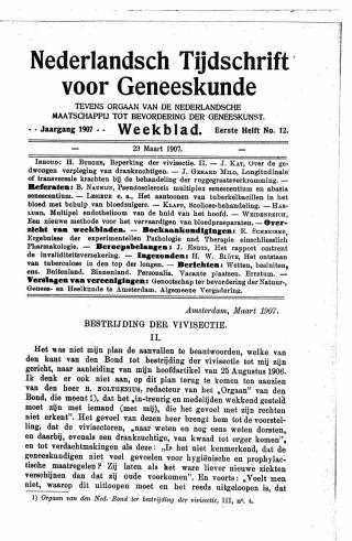 Eerste pagina van het artikel zoals het is gepubliceerd in het tijdschrift