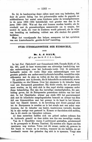 Eerste pagina van het artikel zoals het is gepubliceerd in het tijdschrift