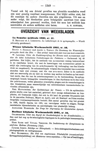 Eerste pagina van het artikel zoals het is gepubliceerd in het tijdschrift
