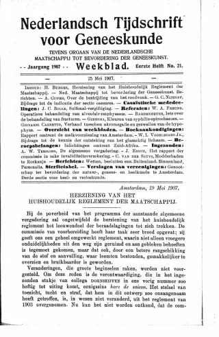 Eerste pagina van het artikel zoals het is gepubliceerd in het tijdschrift