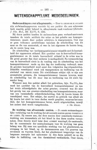 Eerste pagina van het artikel zoals het is gepubliceerd in het tijdschrift