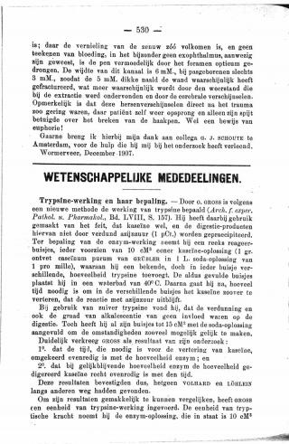 Eerste pagina van het artikel zoals het is gepubliceerd in het tijdschrift