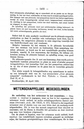 Eerste pagina van het artikel zoals het is gepubliceerd in het tijdschrift