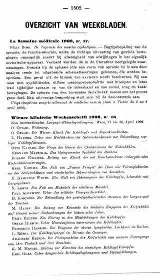 Eerste pagina van het artikel zoals het is gepubliceerd in het tijdschrift