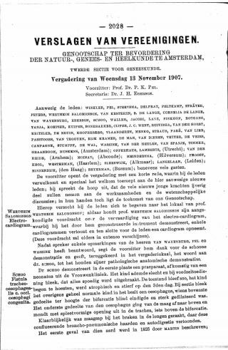 Eerste pagina van het artikel zoals het is gepubliceerd in het tijdschrift