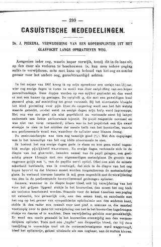 Eerste pagina van het artikel zoals het is gepubliceerd in het tijdschrift