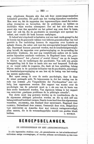 Eerste pagina van het artikel zoals het is gepubliceerd in het tijdschrift