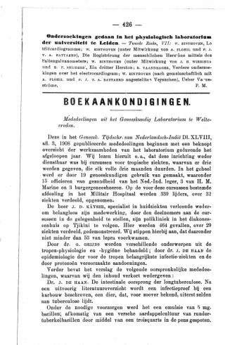 Eerste pagina van het artikel zoals het is gepubliceerd in het tijdschrift