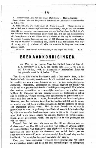 Eerste pagina van het artikel zoals het is gepubliceerd in het tijdschrift