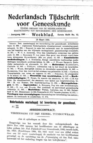 Eerste pagina van het artikel zoals het is gepubliceerd in het tijdschrift