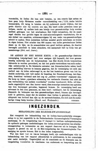 Eerste pagina van het artikel zoals het is gepubliceerd in het tijdschrift